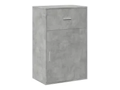 Armário arrumação 56,5x39x90 cm derivados madeira cinza cimento