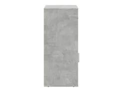Armário arrumação 56,5x39x90 cm derivados madeira cinza cimento
