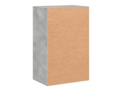 Armário arrumação 56,5x39x90 cm derivados madeira cinza cimento