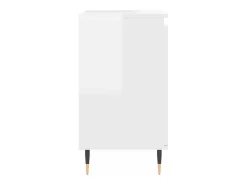 Armário casa banho 58x33x60 cm deriv. madeira branco brilhante