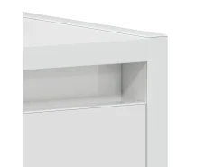 Armário casa de banho 60x33x61 cm contrapl. branco brilhante