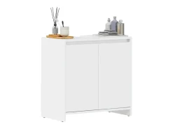 Armário casa de banho 60x33x61 cm contrapl. branco brilhante
