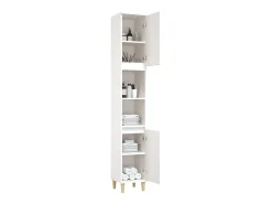 Armário casa de banho 30x30x190 cm derivados de madeira branco