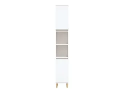 Armário casa de banho 30x30x190 cm derivados de madeira branco