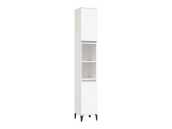 Armário casa de banho 30x30x190 cm derivados de madeira branco