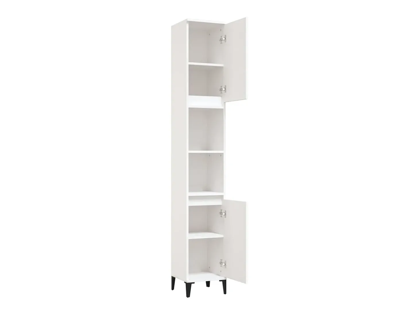 Armário casa de banho 30x30x190 cm derivados de madeira branco