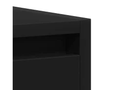 Armário casa de banho 60x33x61 cm contraplacado preto