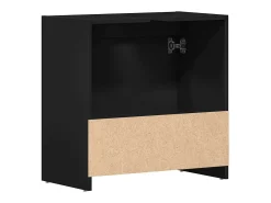 Armário casa de banho 60x33x61 cm contraplacado preto