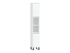 Armário casa de banho 30x30x190 cm derivados de madeira branco