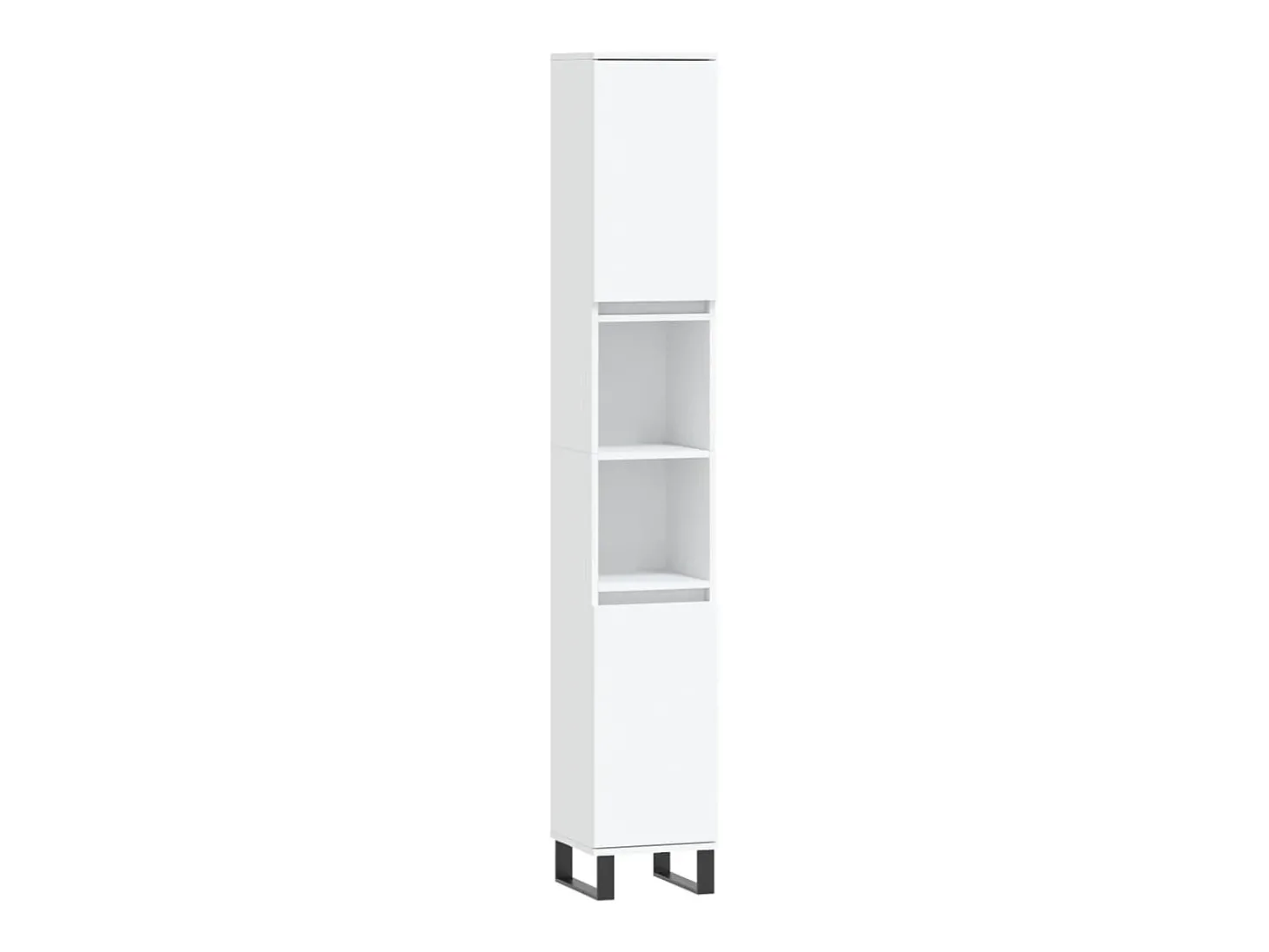Armário casa de banho 30x30x190 cm derivados de madeira branco