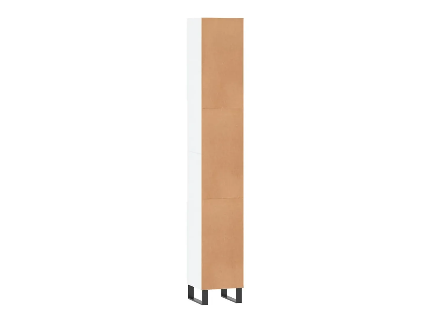 Armário casa de banho 30x30x190 cm derivados de madeira branco
