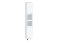 Armário casa de banho 30x30x190 cm derivados de madeira branco