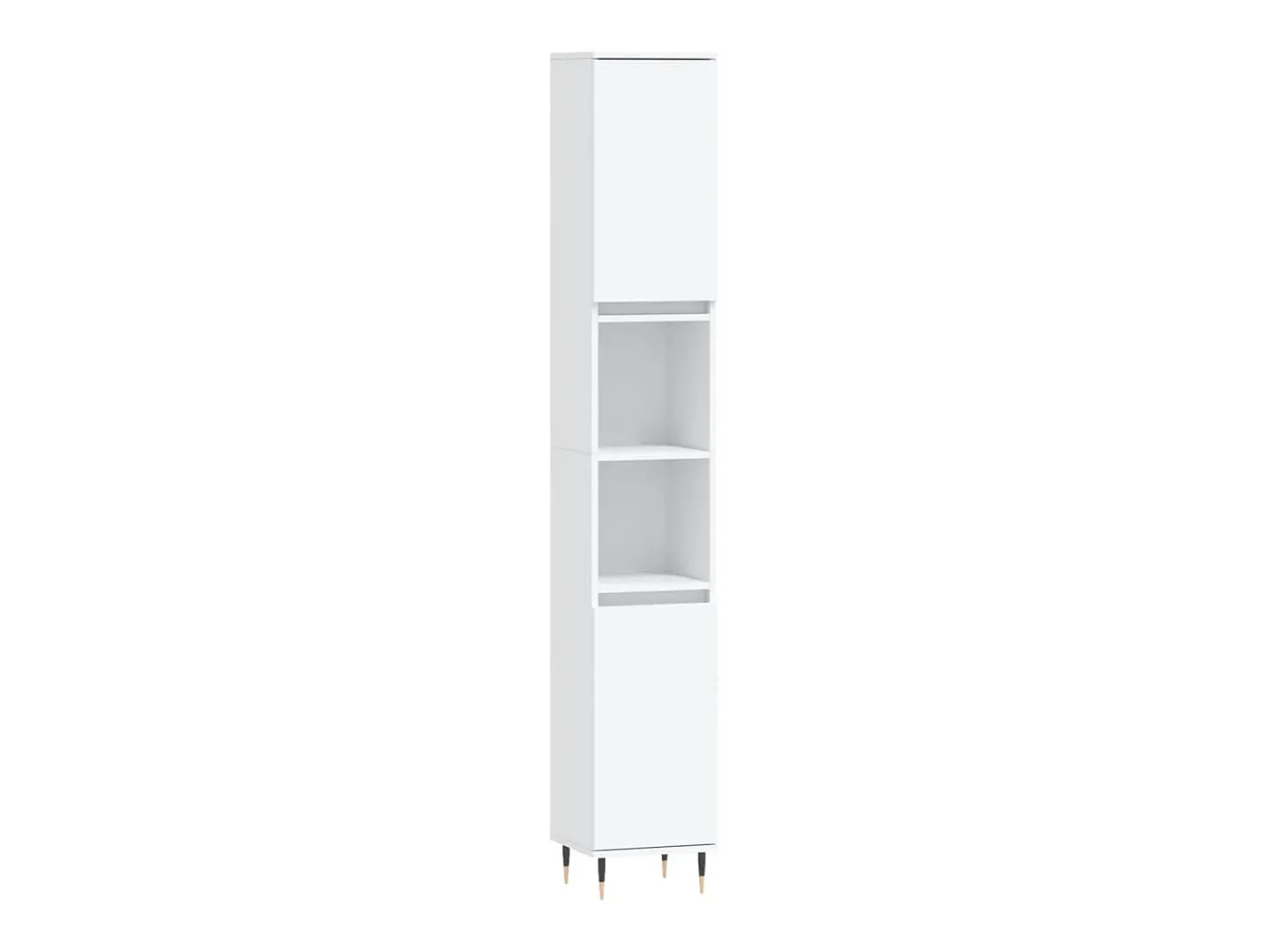 Armário casa de banho 30x30x190 cm derivados de madeira branco