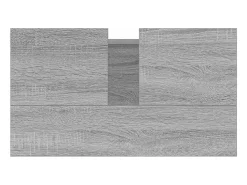 Armário casa de banho 58x33x60cm derivados madeira cinza sonoma