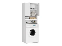 Armário Coluna FIN Branco para Lavanderia - 64x180 cm