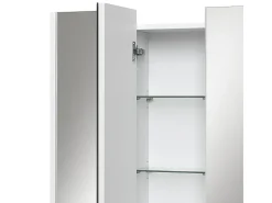 Armário com espelho de casa de banho branco 67.4x17x68 majest