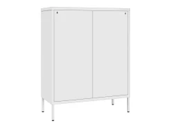 Armário com gavetas aço 80x35x101,5 cm branco