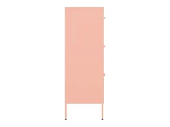 Armário com gavetas aço 80x35x101,5 cm rosa