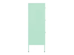 Armário com gavetas aço 80x35x101,5 cm verde-hortelã