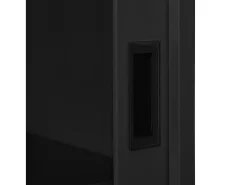 Armário com porta deslizante aço 90x40x90 cm antracite