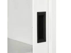 Armário com porta deslizante aço 90x40x90 cm branco