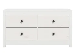 Armário de apoio 100x40x54 cm pinho maciço branco