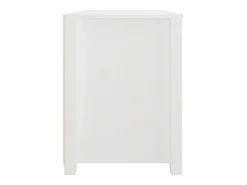 Armário de apoio 100x40x54 cm pinho maciço branco
