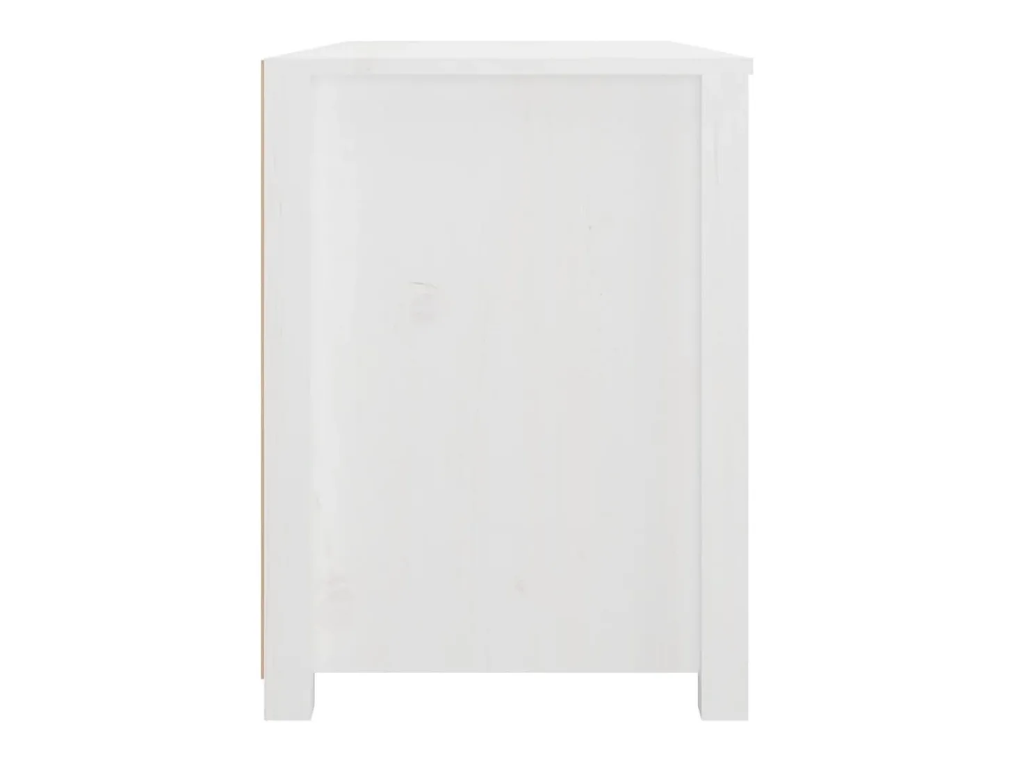 Armário de apoio 100x40x54 cm pinho maciço branco