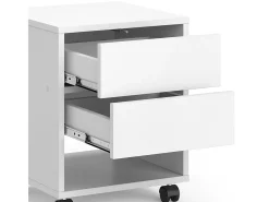 Armário de arquivo com rodas branco 37x37x47 jons