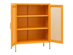 Armário de arrumação Amarelo Mostarda 80x35x101,5 cm Aço