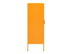 Armário de arrumação Amarelo Mostarda 80x35x101,5 cm Aço