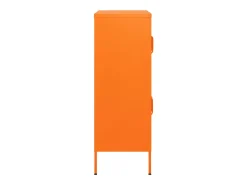 Armário de arrumação aço 80x35x101,5 cm laranja