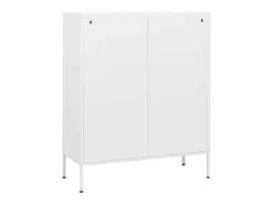 Armário de arrumação aço 80x35x101,5 cm branco