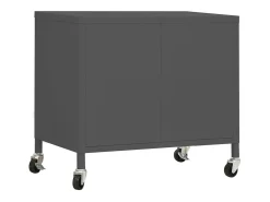 Armário de arrumação aço 60x35x56 cm antracite