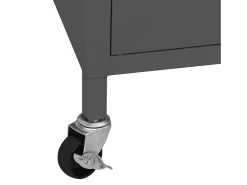 Armário de arrumação aço 60x35x56 cm antracite
