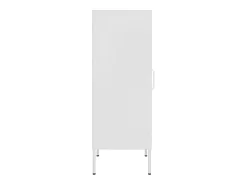 Armário de arrumação aço 42,5x35x101,5 cm branco