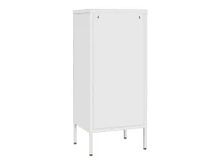 Armário de arrumação aço 42,5x35x101,5 cm branco