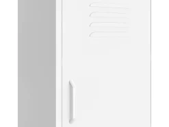 Armário de arrumação aço 42,5x35x101,5 cm branco