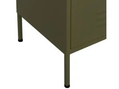 Armário de arrumação aço 80x35x101,5 cm verde-azeitona
