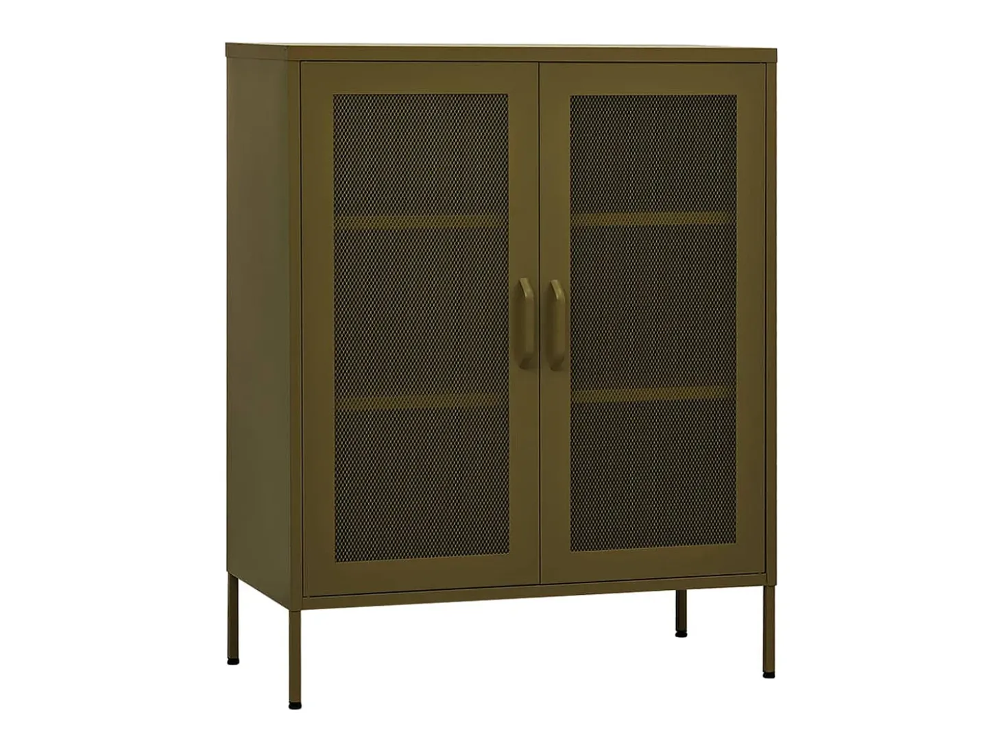 Armário de arrumação aço 80x35x101,5 cm verde-azeitona