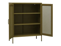 Armário de arrumação aço 80x35x101,5 cm verde-azeitona