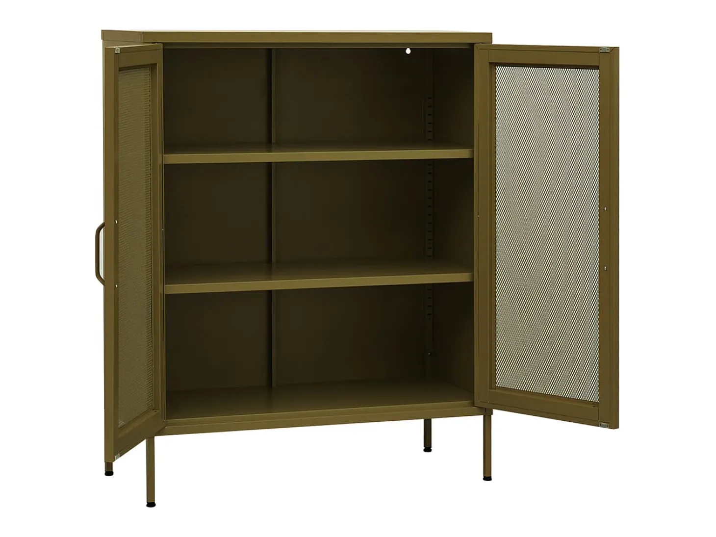 Armário de arrumação aço 80x35x101,5 cm verde-azeitona