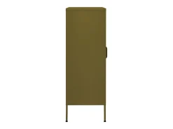 Armário de arrumação aço 80x35x101,5 cm verde-azeitona