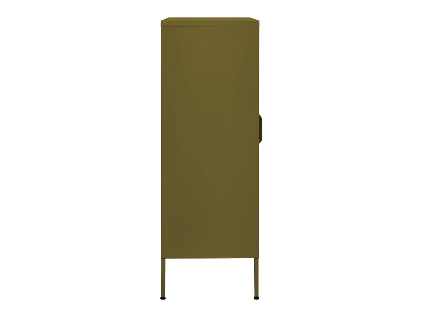 Armário de arrumação aço 80x35x101,5 cm verde-azeitona