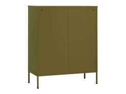 Armário de arrumação aço 80x35x101,5 cm verde-azeitona