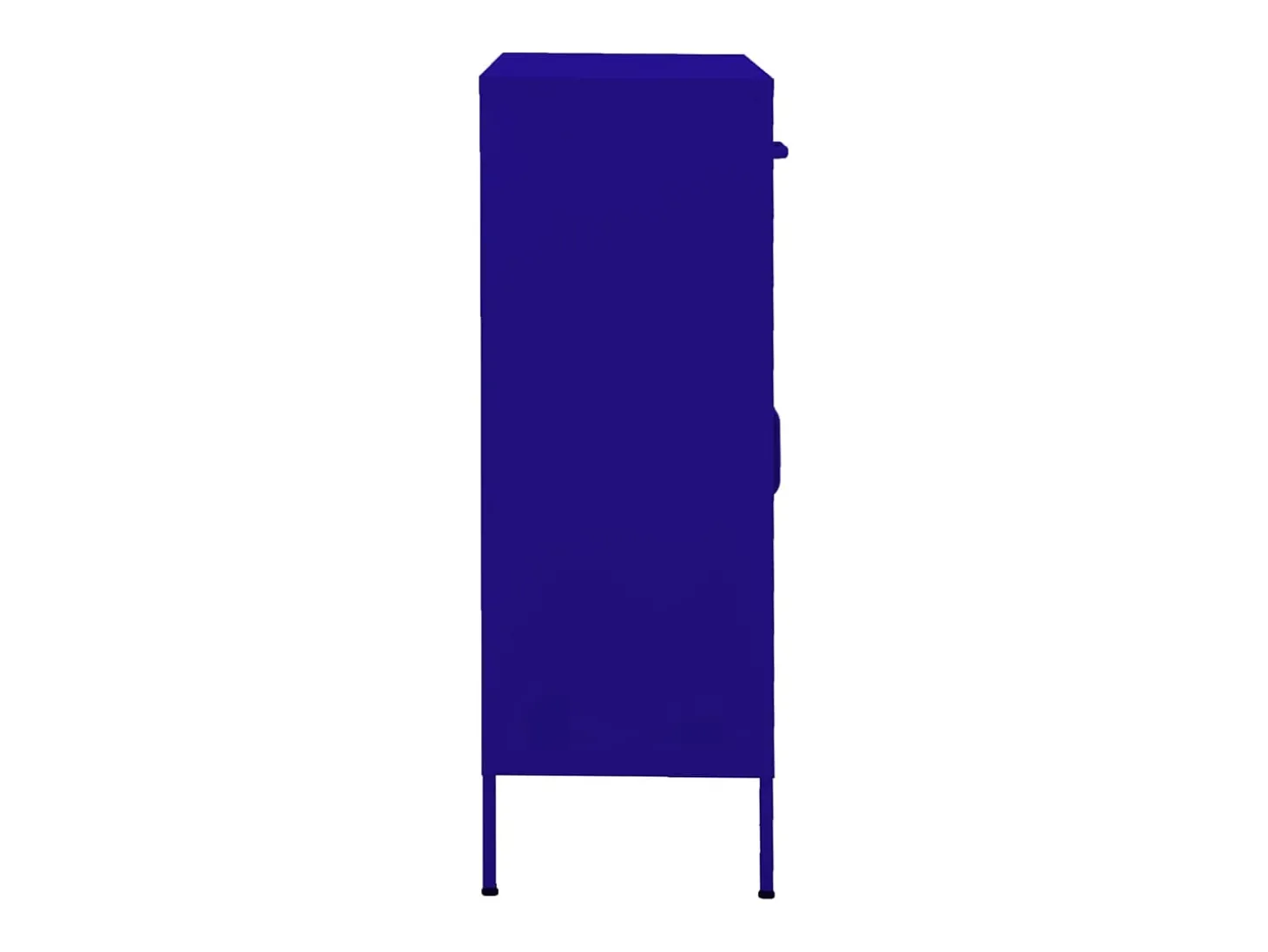Armário de arrumação aço 80x35x101,5 cm azul-marinho