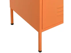 Armário de arrumação aço 80x35x101,5 cm laranja