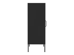 Armário de arrumação aço 42,5x35x101,5 cm preto