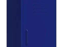 Armário de arrumação aço 42,5x35x101,5 cm azul-marinho