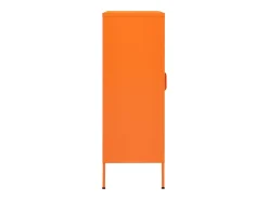 Armário de arrumação aço 80x35x101,5 cm laranja